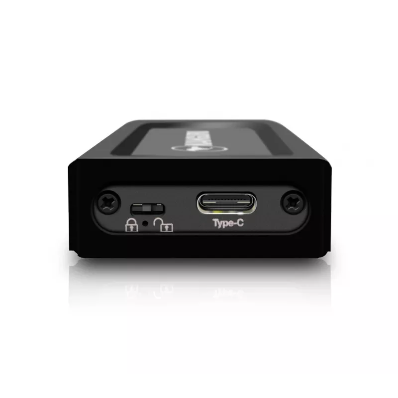 iStorage Kanguru UltraLock Superspeed+ USB-C M.2 NVMe Externe SSD 2 TB| Sichere tragbare Solid-State-Drive |Physischer Schreibschutzschalter| Sichere Firmware| TAA-konform |