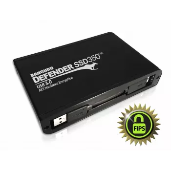 iStorage Kanguru Defender SSD350 2 TB| FIPS 140-2 zertifiziert | Hardwareverschlüsseltes Solid-State-Laufwerk | 2,5 Zoll extern | SATA (SATA/600) | TAA-konform