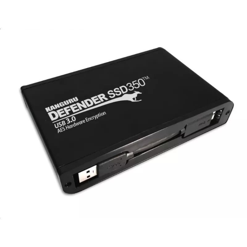 iStorage Kanguru Defender SSD350 2 TB| FIPS 140-2 zertifiziert | Hardwareverschlüsseltes Solid-State-Laufwerk | 2,5 Zoll extern | SATA (SATA/600) | TAA-konform