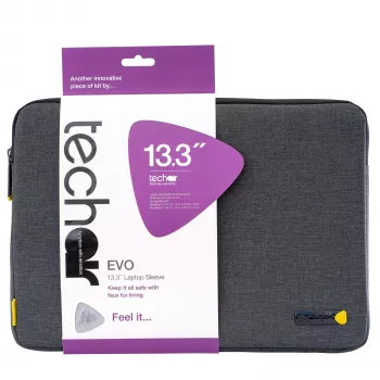 Techair TAEVS005v2 12 Zoll - 13,1 Zoll Evo Sleeve, Sleeve-Tasche, 33,8 cm (13,3 Zoll), 180 g