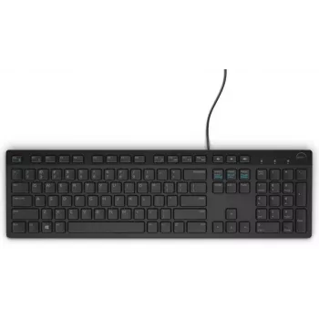 DELL Kabelgebundene Tastatur - KB216 - Italienisch (QWERTY) - Schwarz, Full-size (100%), Kabelgebunden, USB, QWERTY, Schwarz