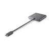 DELL Adapter USB-C auf HDMI/DP mit Power Pass-Through, Kabelgebunden, USB 3.2 Gen 2 (3.1 Gen 2) Typ-C, Schwarz, 3840 x 2160 Pixel, Dell, 3840 x 2160 Pixel