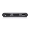 DELL Adapter USB-C auf HDMI/DP mit Power Pass-Through, Kabelgebunden, USB 3.2 Gen 2 (3.1 Gen 2) Typ-C, Schwarz, 3840 x 2160 Pixel, Dell, 3840 x 2160 Pixel