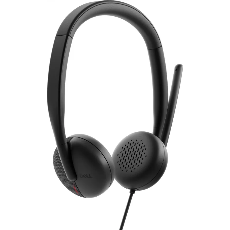 DELL Pro Kabel-Headset – WH3024, Kabelgebunden, Anrufe/Musik, 20 – 20000 Hz, 110 g, Headset, Schwarz