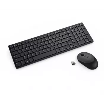 DELL Pro Compact Silent Tastatur and Maus - KM555 - Pan-Nordic (QWERTY)