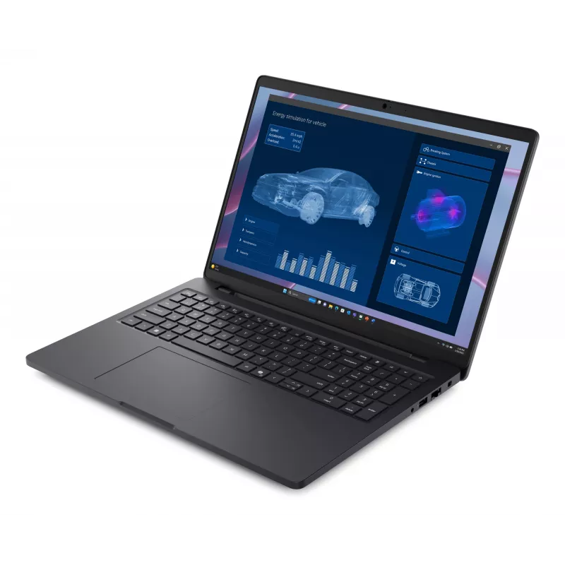 DELL Pro Max 16 MC16255 Copilot+ PC AMD Ryzen AI 7 PRO 350 Laptop 40,6 cm (16 Zoll) Full HD+ 32 GB LPDDR5x-SDRAM 512 GB SSD NVIDIA RTX PRO 500 Blackwell Wi-Fi 7 (802.11be) Windows 11 Pro Englisch Schwarz