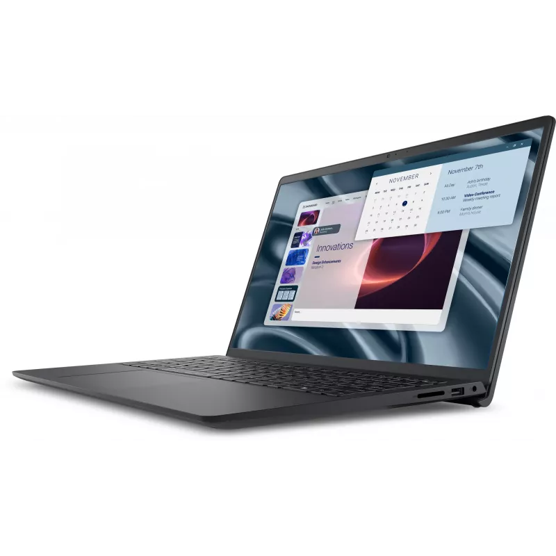 DELL Pro 15 Essential PV15255 AMD Ryzen™ 5 7520U Laptop 39,6 cm (15,6 Zoll) Full HD 8 GB LPDDR5-SDRAM 512 GB SSD Wi-Fi 5 (802.11ac) Windows 11 Pro Nordic Schwarz