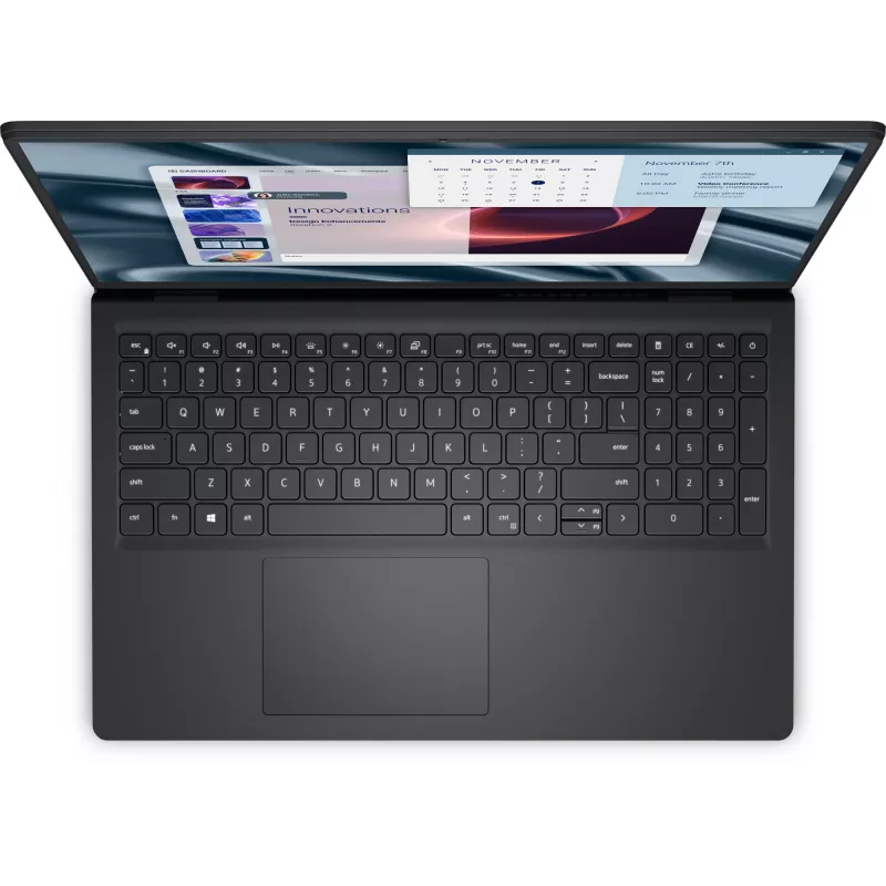DELL Pro 15 Essential PV15255 AMD Ryzen™ 5 7520U Laptop 39,6 cm (15,6 Zoll) Full HD 8 GB LPDDR5-SDRAM 512 GB SSD Wi-Fi 5 (802.11ac) Windows 11 Pro Nordic Schwarz
