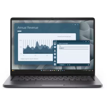 DELL Pro 14 PC14255 AMD Ryzen™ 5 PRO PRO 230 Laptop 35.6 cm (14 inch) Full HD+ 16 GB DDR5-SDRAM 512 GB SSD Wi-Fi 6E (802.11ax) Windows 11 Pro Deutsch Schwarz