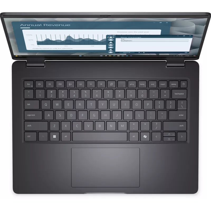 DELL Pro 14 PC14255 AMD Ryzen™ 5 PRO PRO 230 Laptop 35.6 cm (14 inch) Full HD+ 16 GB DDR5-SDRAM 512 GB SSD Wi-Fi 6E (802.11ax) Windows 11 Pro Deutsch Schwarz