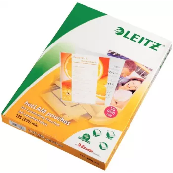 Leitz iLAM Premium Glossy A4 Laminierfolien, 125 Mikrometer, 100er-Packung