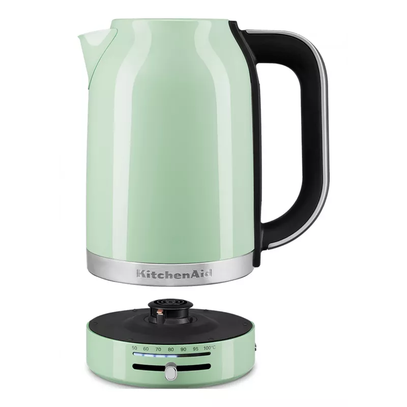 KitchenAid 5KEK1701EPT Wasserkocher 1,7 l 2400 W Schwarz, Grün, Edelstahl