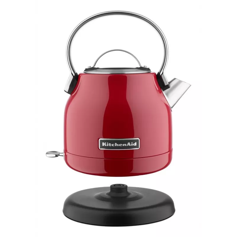 KitchenAid 5KEK1222EER Wasserkocher 1,25 L 2200 W Schwarz, Rot, Edelstahl
