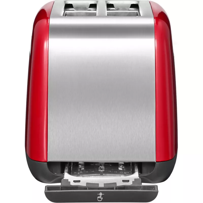 KitchenAid 5KMT221EER 7 2 Scheiben 1100 W Rot, Edelstahl