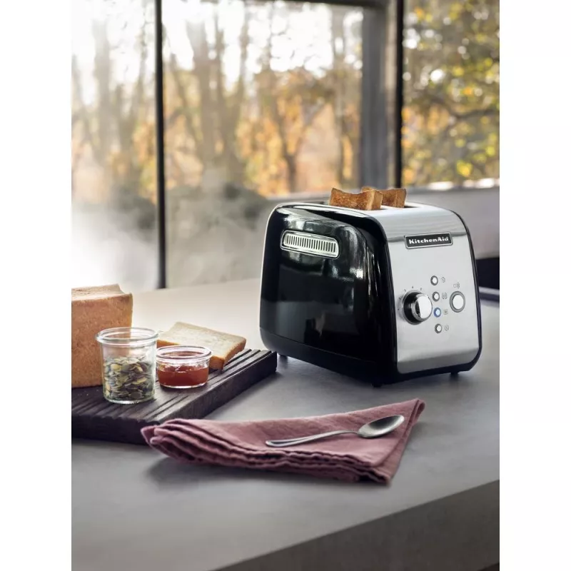 KitchenAid 5KMT221EOB 7 2 Scheibe(n) 1100 W Schwarz, Edelstahl