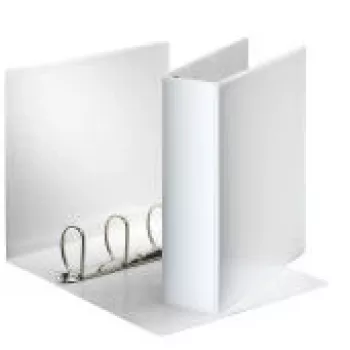 Esselte Panorama Ordner FSC® A4 4DR/60 mm, A4, D-Ring, Kunststoff, Weiß, 650 Blatt, 6 cm