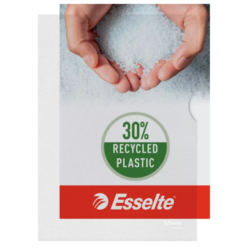 Esselte Premium A5-Mappe, Projektmappe, A5, Polypropylen (PP), Transparent, Hochformat, 40 Blatt