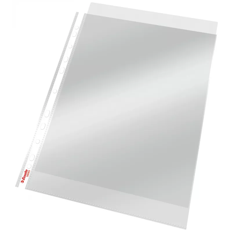 Esselte Tasche Heavy Duty 105my A4, 210 x 297 mm (A4), Transparent, Polypropylen (PP), Oben, 0,105 mm, 230 mm