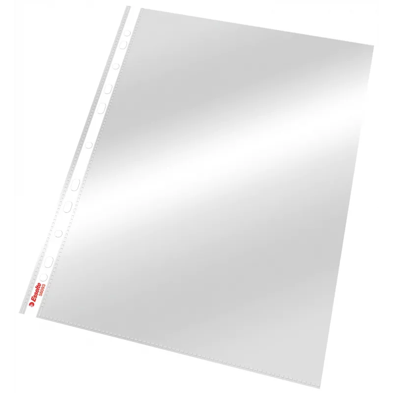 Esselte Tasche Heavy Duty 105my A4, 210 x 297 mm (A4), Transparent, Polypropylen (PP), Oben, 0,105 mm, 230 mm