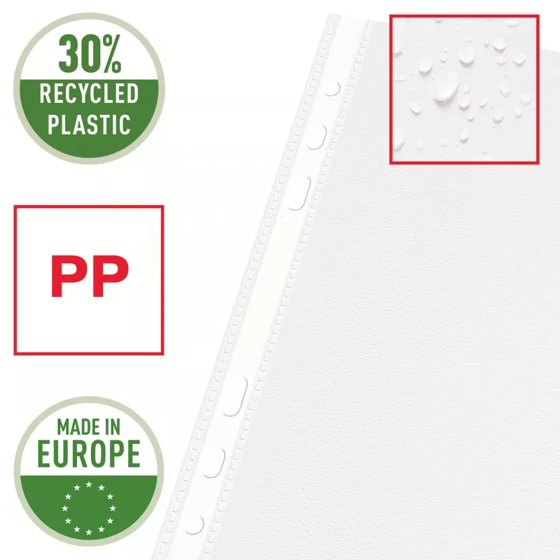 Esselte Qualitätstasche A5, 30% Recyclingkunststoff (Pre-Consumer)