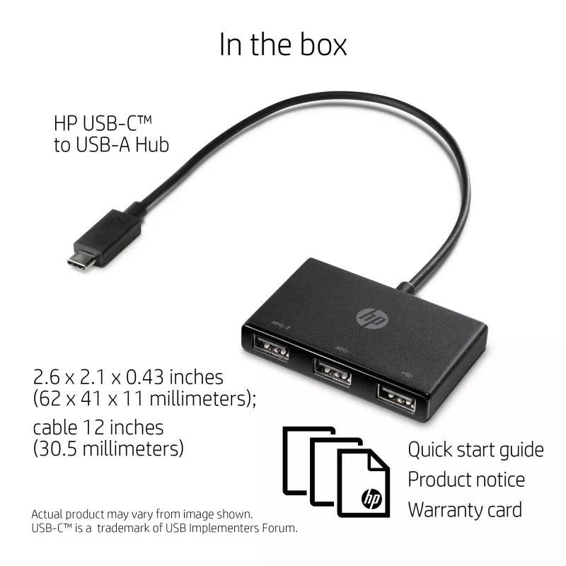 HP USB-C-zu-USB-A-Hub