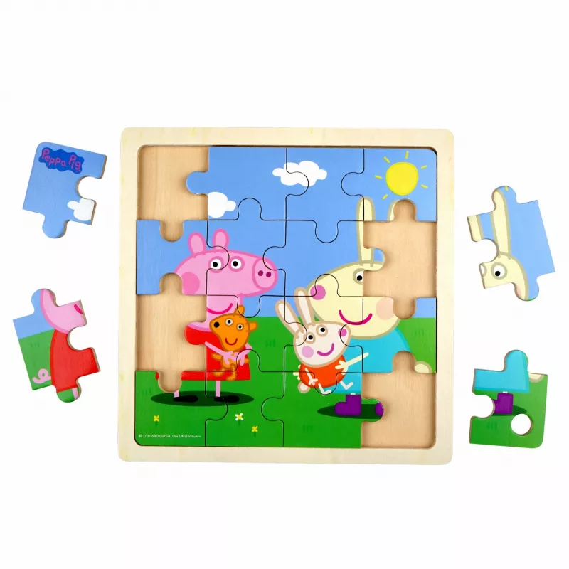Barbo Toys 9030 Puzzle Holzpuzzle 16 Stk. Zeichentrick