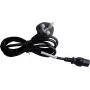 HP 8121-0739 Stromkabel Schwarz 1,9 m C13 Kupplung