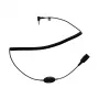 Jabra QD auf 3,5 mm für Push-to-Talk, Kabel, Schwarz