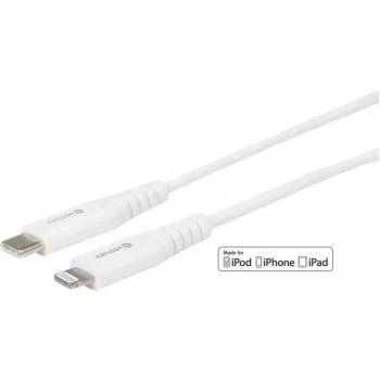 eSTUFF ES602101 Lightning-Kabel 1 m Weiß
