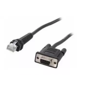 Zebra CBA-RF5-S07ZAR serielles Kabel Schwarz 0,82296 m DB-9 RJ-45