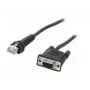 Zebra CBA-RF5-S07ZAR serielles Kabel Schwarz 0,82296 m DB-9 RJ-45