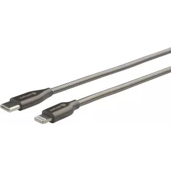 eSTUFF ES602160 Lightning-Kabel 1 m Edelstahl