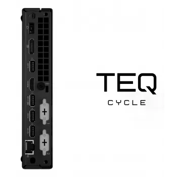 Teqcycle Lenovo Thinkcentre M70Q Intel® Core™ i5 i5-10400T 16 GB DDR4-SDRAM 256 GB SSD Windows 11 Pro Mini-PC Schwarz