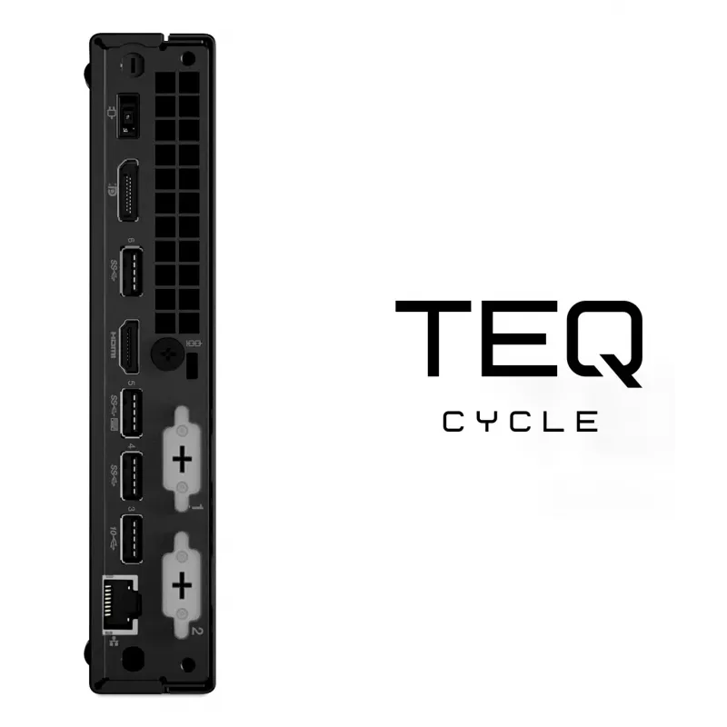 Teqcycle Lenovo Thinkcentre M70Q Intel® Core™ i5 i5-10400T 16 GB DDR4-SDRAM 256 GB SSD Windows 11 Pro Mini-PC Schwarz