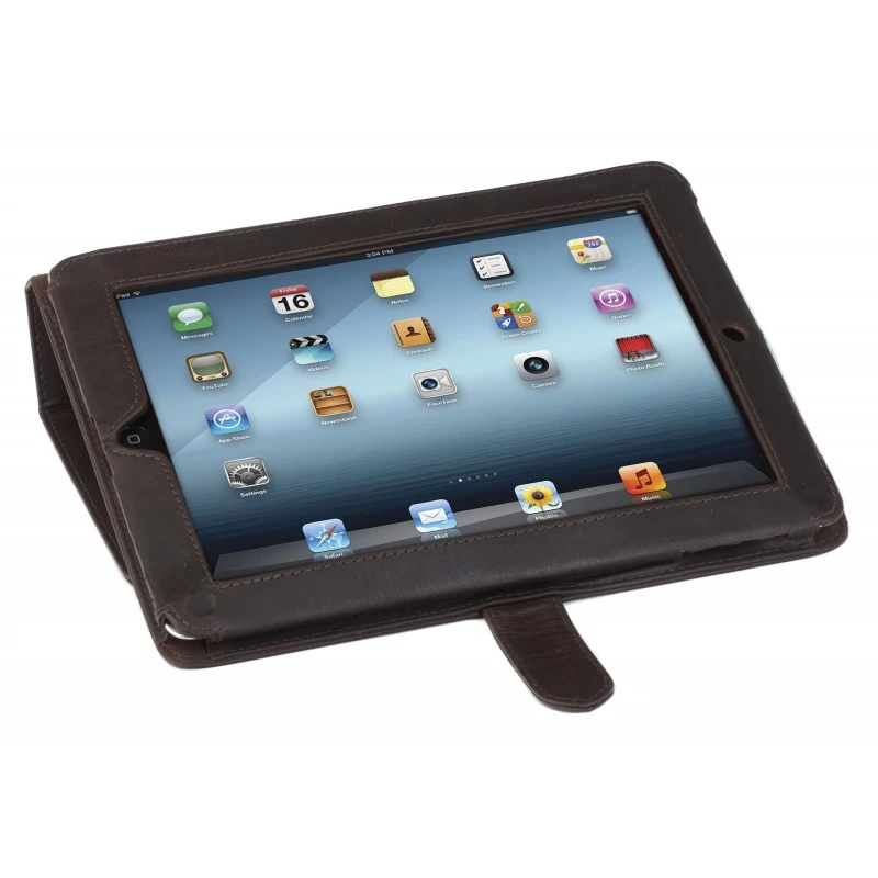 Folio Tablet-Hülle d bramante Hunter Dark für iPad 2, Leder, 24,6 cm (9,7 Zoll)