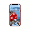 dbramante1928 Greenland Lederhülle für iPhone 12 mini — Rot, passend für 5,4 Zoll
