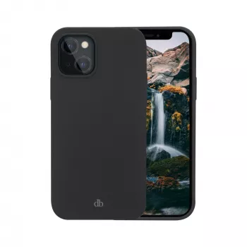 Handyhülle dbramante1928 Monaco für iPhone 13 mini 5.4 Zoll – Night Schwarz, recycelter Kunststoff