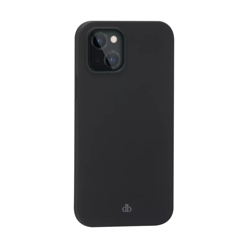 Handyhülle dbramante1928 Monaco für iPhone 13 mini 5.4 Zoll – Night Schwarz, recycelter Kunststoff