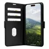 Folio-Case dbramante1928 Copenhagen für iPhone 15 Plus – Schwarz, 3 Kartenfächer
