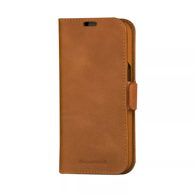 dbramante1928 Copenhagen – iPhone 15 Plus – Tan, Folio, Apple, iPhone 15 Plus, Braun