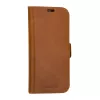 Folio-Handyhülle dbramante1928 Copenhagen für iPhone 15 Pro – Tan, 3 Kartenfächer, monochrom braun
