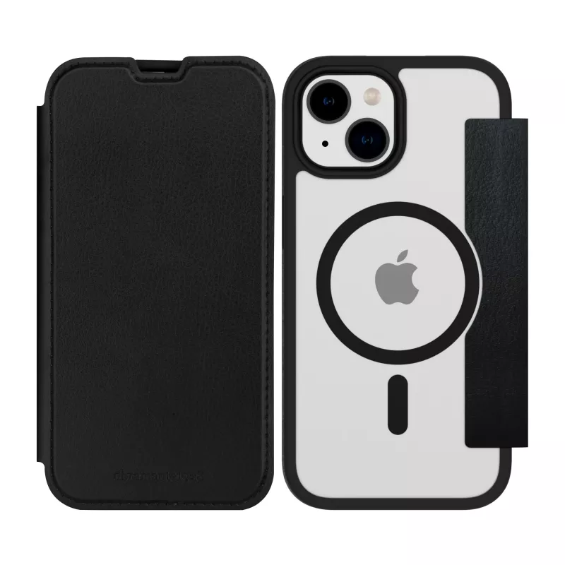 dbramante1928 Helsinki MagSafe - iPhone 14/13 - Schwarz/Durchsichtig, Folio, Apple, iPhone 14, 15.5 cm (6.1″), Schwarz, Transparent
