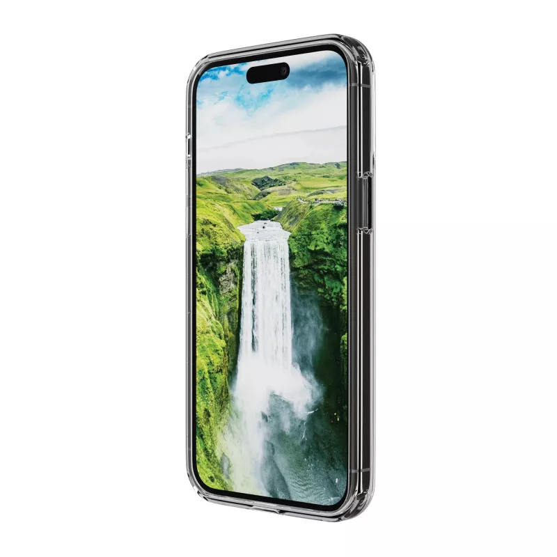 Schutzhülle dbramante1928 Iceland Ultra D3O für iPhone 15 Pro — Transparent, klares Gehäuse