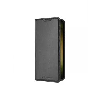 Handyhülle dbramante1928 Bergen für Samsung Galaxy S24, Leder und recyceltes Plastik, passend für 6,2-Zoll-Bildschirm, schwarz