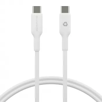 USB-C-zu-USB-C-Kabel 1 m von d bramante – Weiß