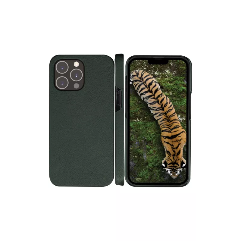 Wallet Case dbramante1928 New York für iPhone 14 Pro Max, grün, 3 Kartenfächer, passend für 6,7 Zoll