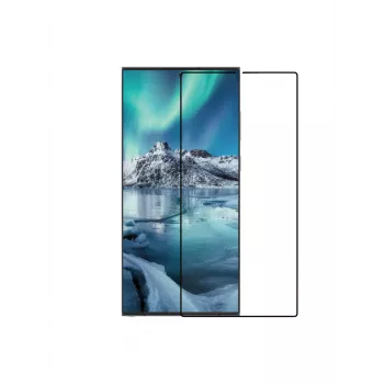dbramante1928 eco-shield - Galaxy S24 Ultra - Schwarz edge, Samsung, Galaxy S24 Ultra, kratzfest, Transparent, 1 Stk. Schutzpaket