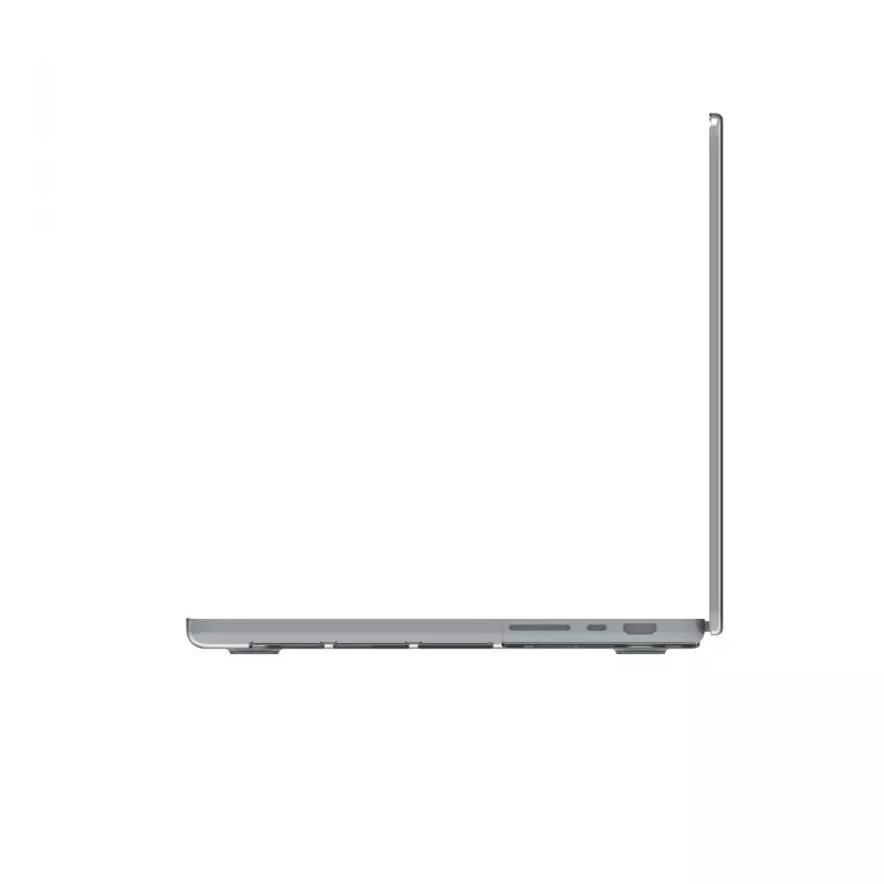 Hülle für 14 inch MacBook Pro von d bramante — Modell Island, passend für M3/M4/M5, 35,6 cm Bildschirm, 258 g, Transparent