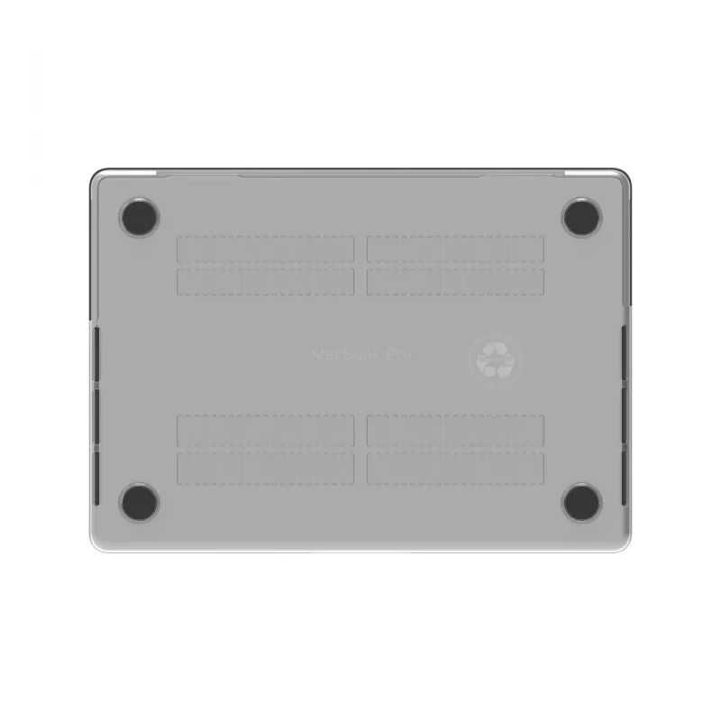 Hülle für 14 inch MacBook Pro von d bramante — Modell Island, passend für M3/M4/M5, 35,6 cm Bildschirm, 258 g, Transparent