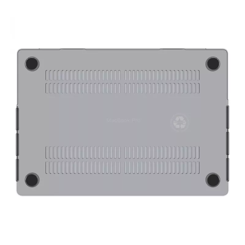 Abdeckung für MacBook Pro 16 Zoll (M4 2024 / M3 2023) von d bramante — Iceland Clear, passend für 40,6 cm Bildschirm, 348 g